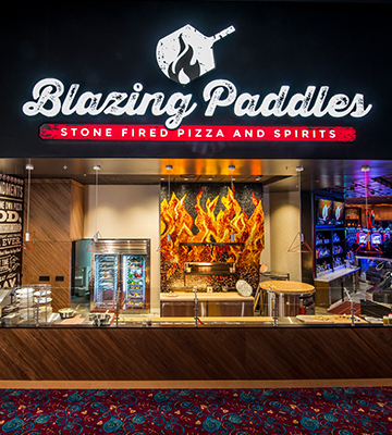 Blazing paddles menu banner