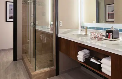 Salish suite amenities - Bathroom