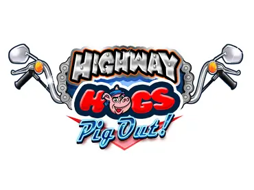 Slot machine logo Highway Hogs Pig Out!