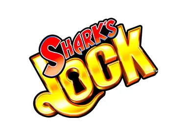 Shark's Lock slot logo.