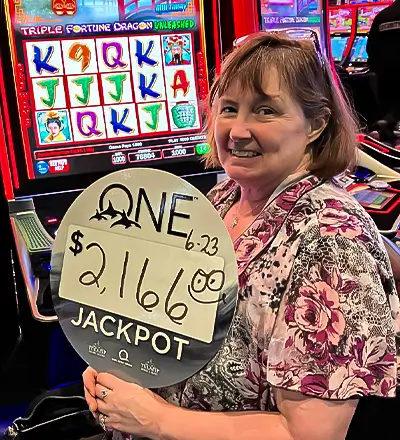 QCC JULIE-D.-2166 jackpot winner