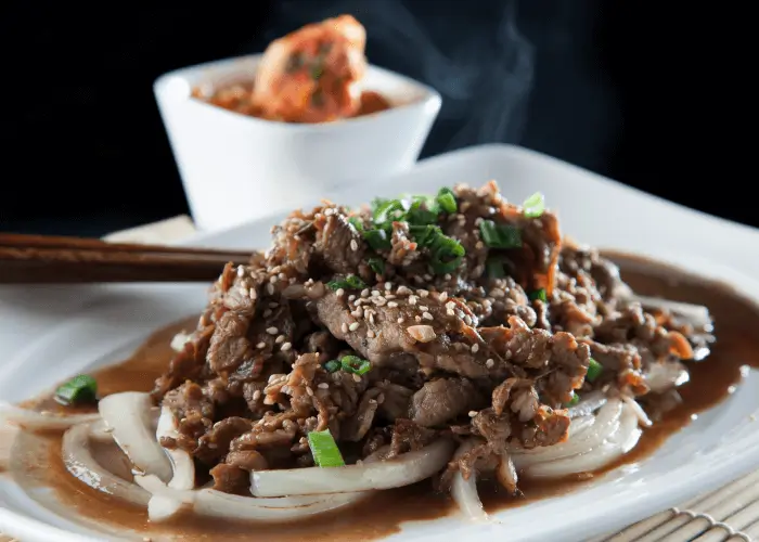 An image of plate of food from the restaurant Journeys East.