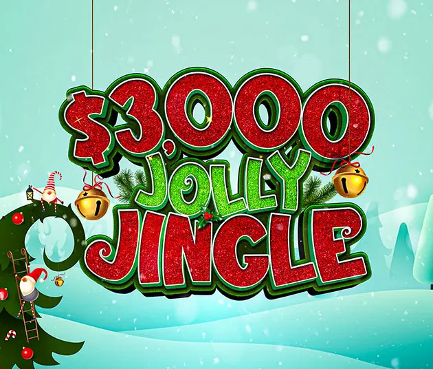 $3,000 Jolly Jingle Bingo Promotion