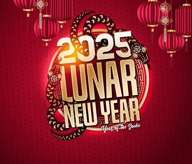 2025 Lunar New Year: Year of the Snake logo