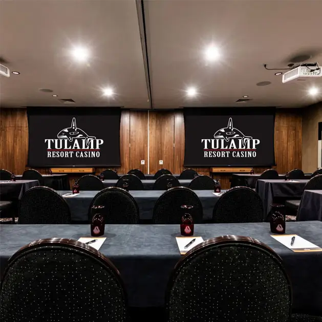 Conference room setup